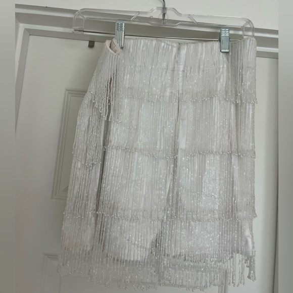 SHOW ME YOUR MUMU Swift Fringe White Beaded Set - Picture 6 of 6